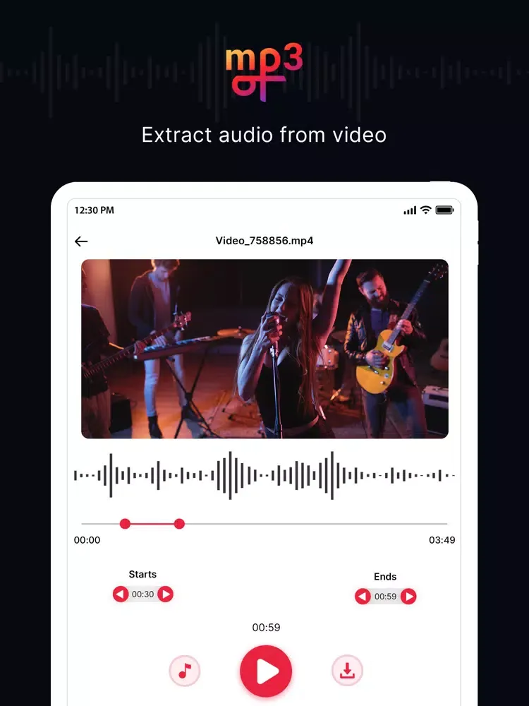 Mp3 Cutter iPad  Screenshots