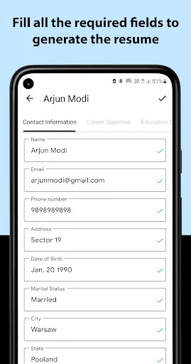 Resume Builder - CV Maker Screenshots