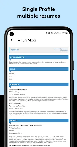 Resume Builder - CV Maker Screenshots