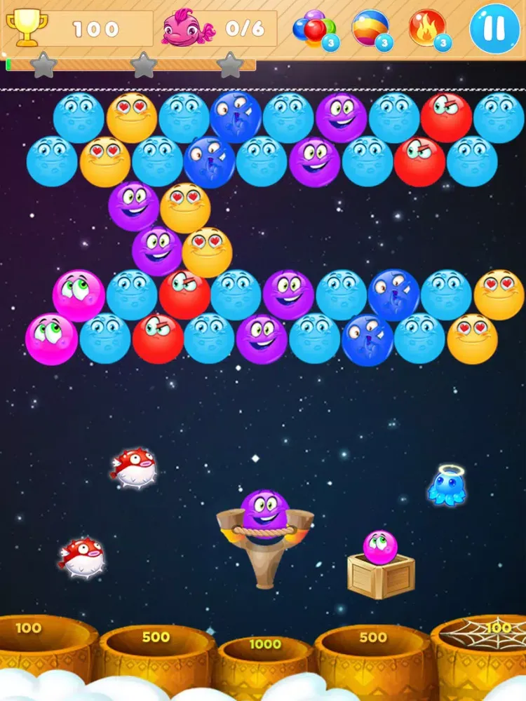 Bubble Shooter Emoji iPad  سکرین شاٹس