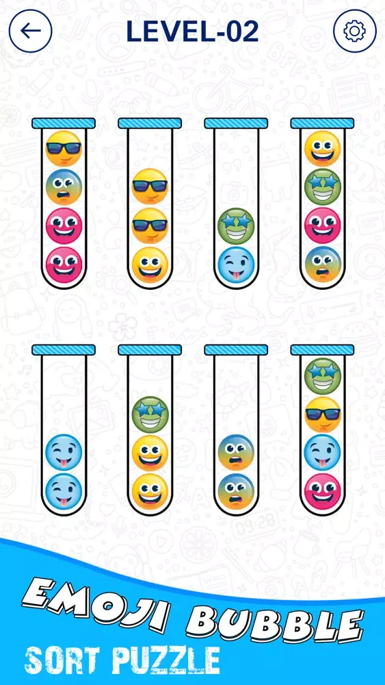 Capturas de pantalla de Emoji Ball Sort Puzzle