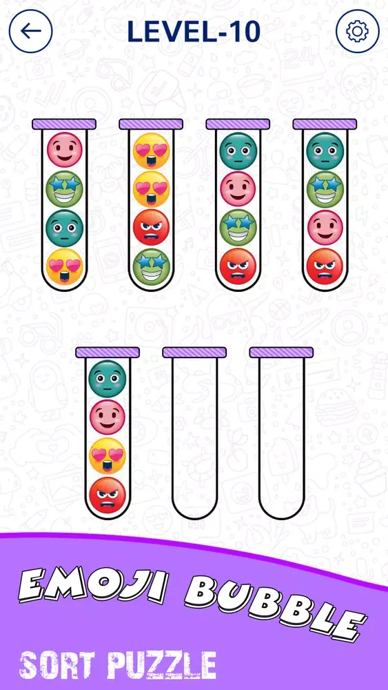 Capturas de pantalla de Emoji Ball Sort Puzzle