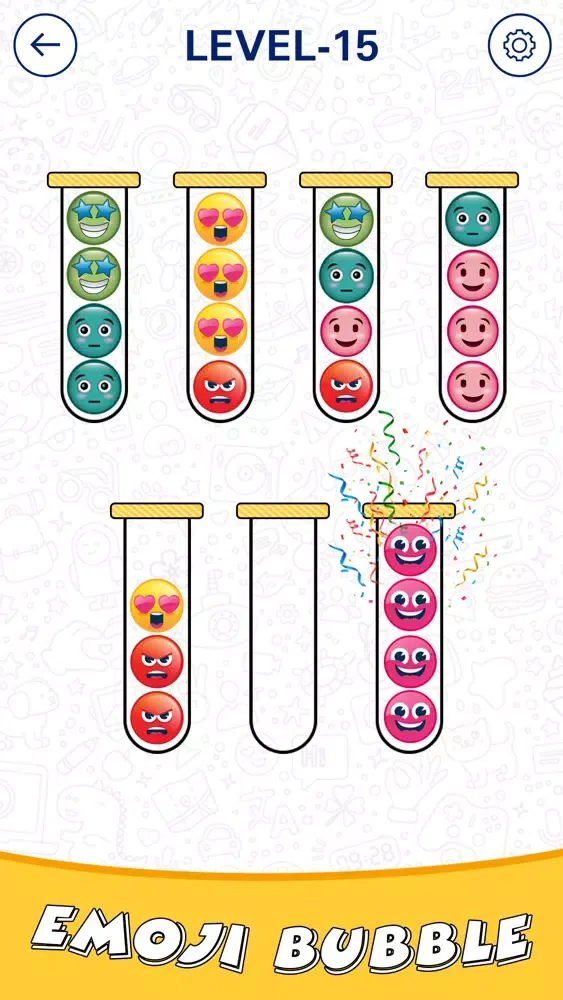 Capturas de pantalla de Emoji Ball Sort Puzzle
