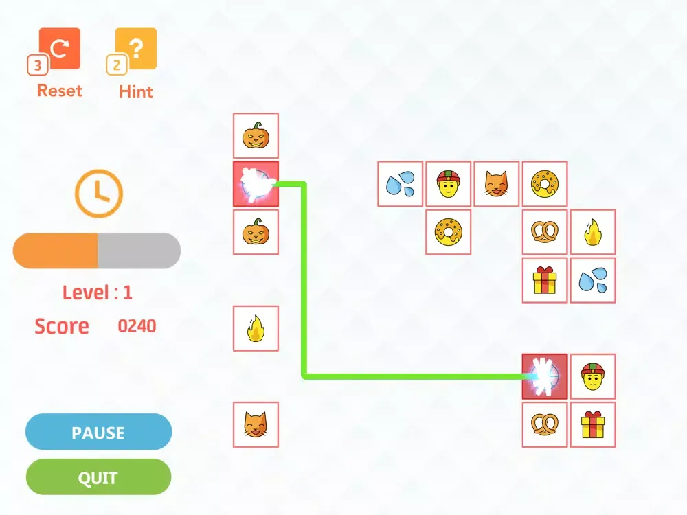 Emoji Connect - Classic Puzzle iPad  스크린샷