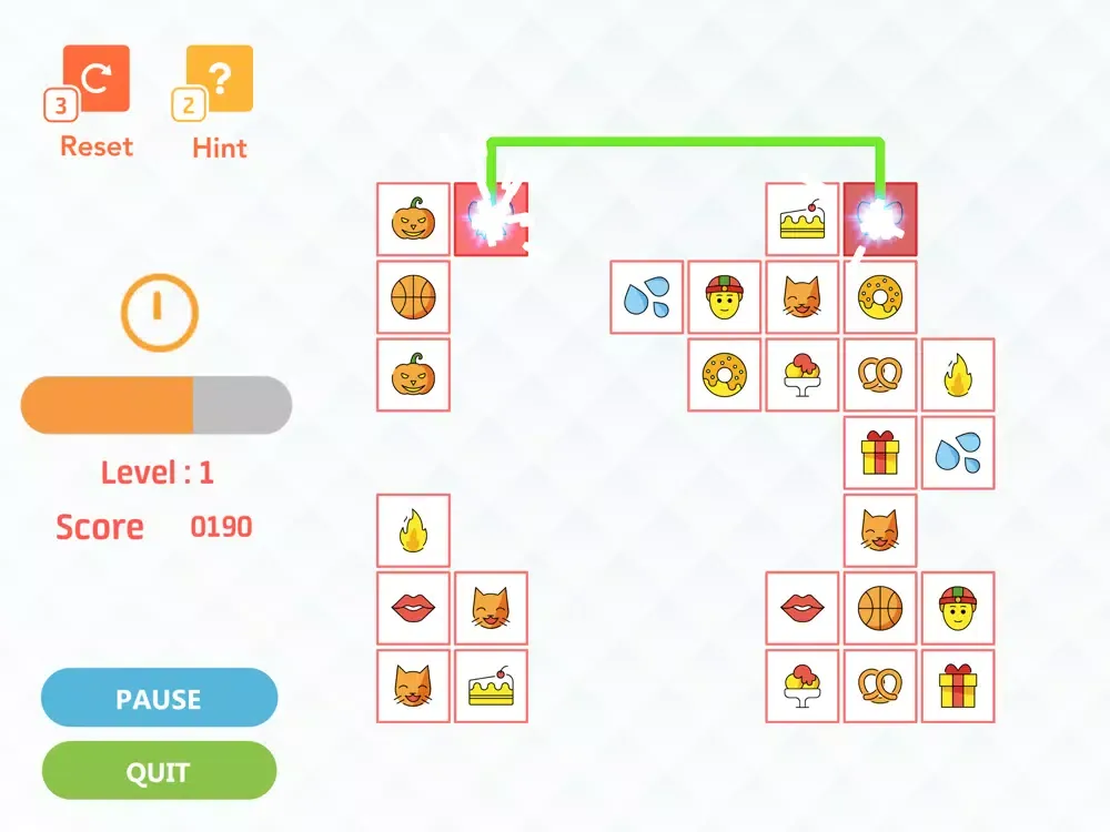 Emoji Connect - Classic Puzzle iPad  스크린샷