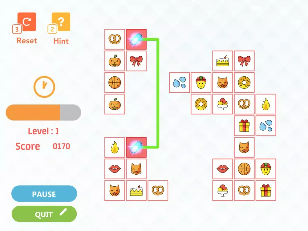 Emoji Connect - Classic Puzzle iPad  스크린샷