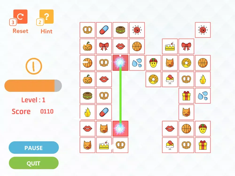 Emoji Connect - Classic Puzzle iPad  스크린샷