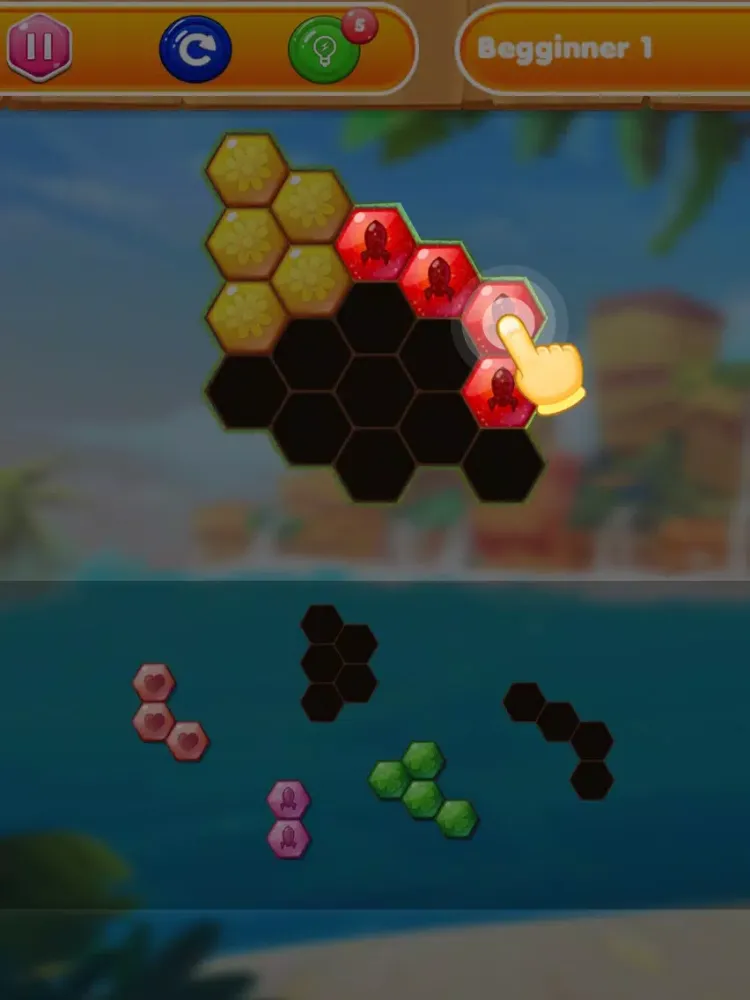 Zrzuty ekranu Star Block Hexagon iPad 