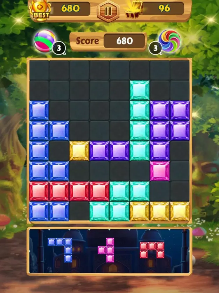 Captures d'écran de Block Puzzle Jewel Mania iPad 