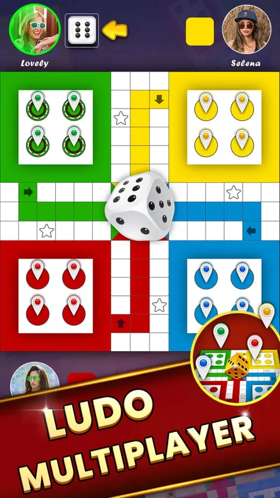 Capturas de tela do Ludo Friends