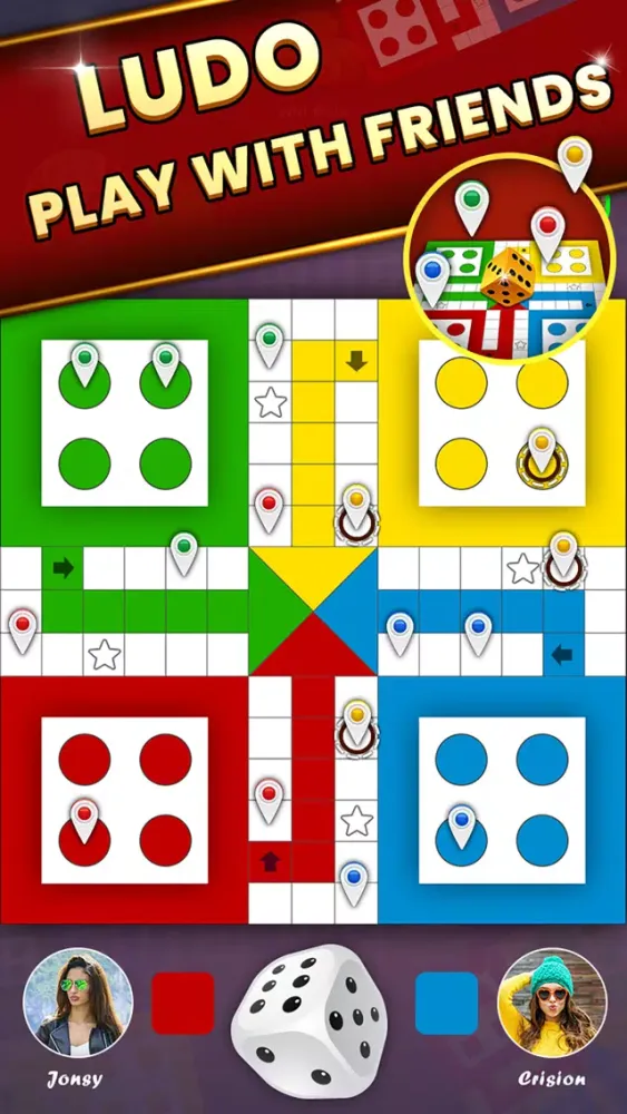 Capturas de tela do Ludo Friends