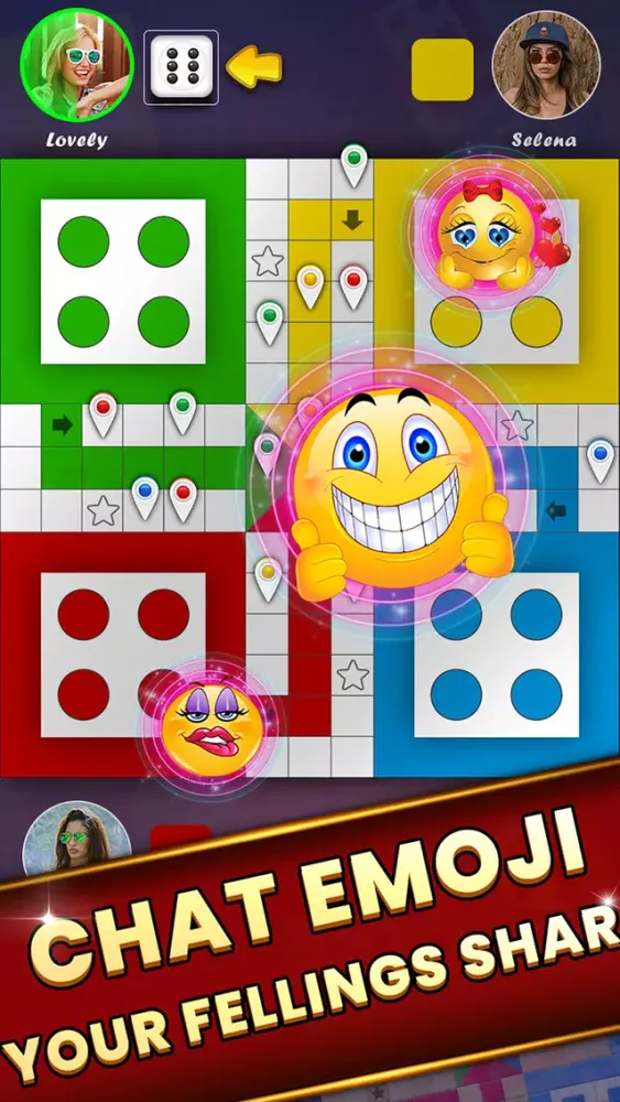 Capturas de tela do Ludo Friends