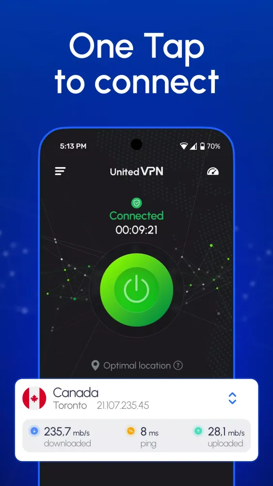 United VPN — Fast Proxy VPN 스크린샷