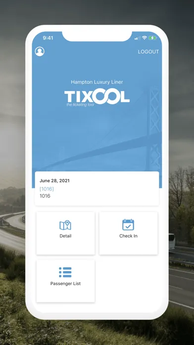Ảnh chụp màn hình của Tixool Embark