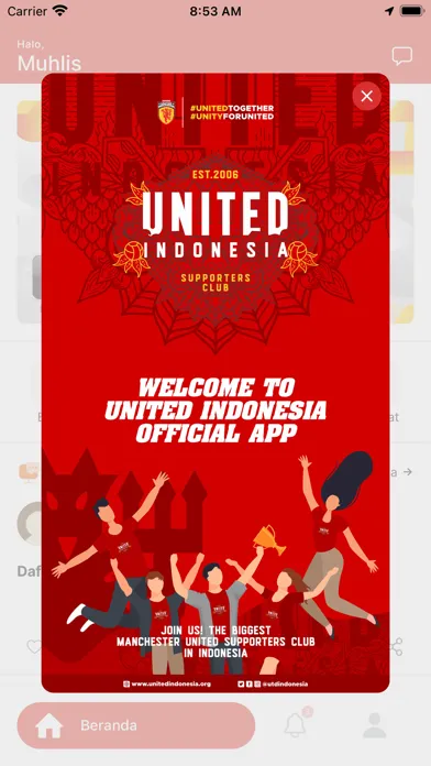 Tangkapan layar United Indonesia