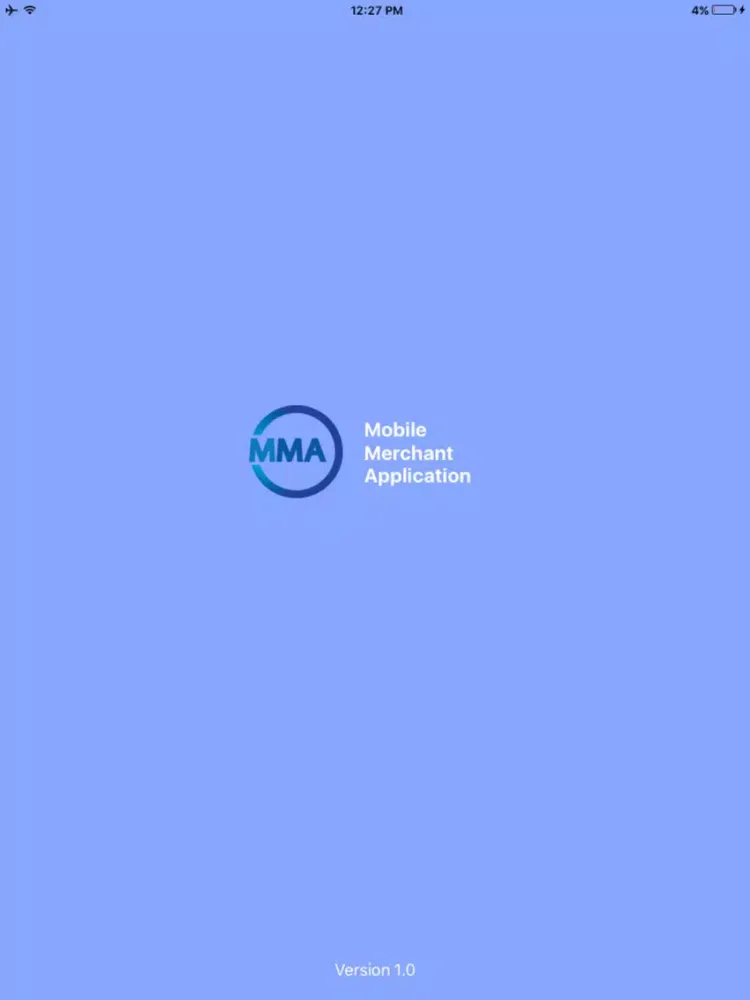 Capturas de tela do Mobile Merchant Application iPad 