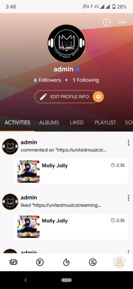 Capturas de pantalla de United Music Streaming