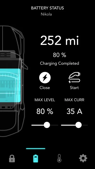 Screenshot di Teslar — For your Tesla