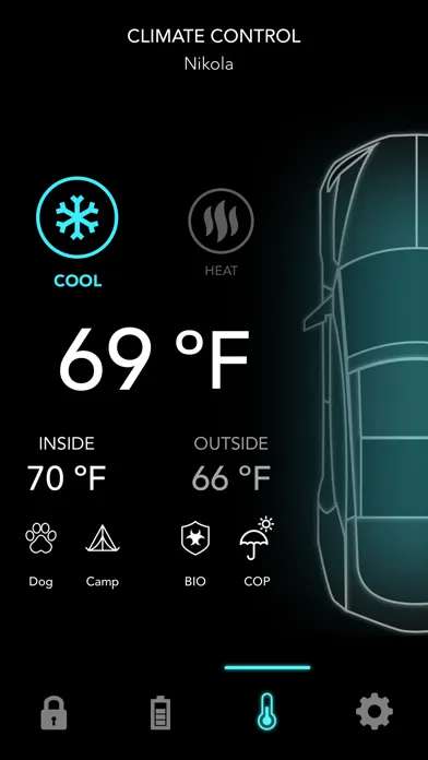 Screenshot di Teslar — For your Tesla