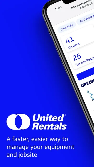 Capturas de tela do United Rentals