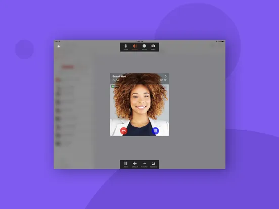 UniTel Voice Office iPad  Screenshots