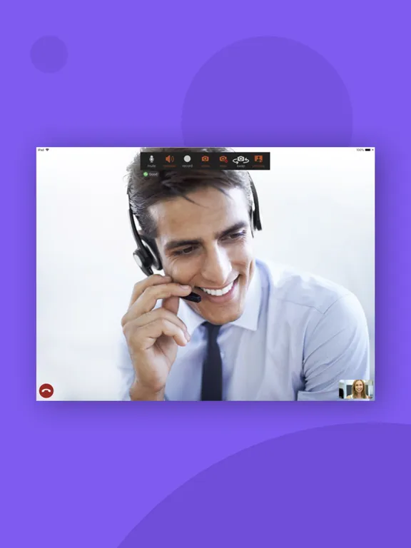 UniTel Voice Office iPad  Screenshots