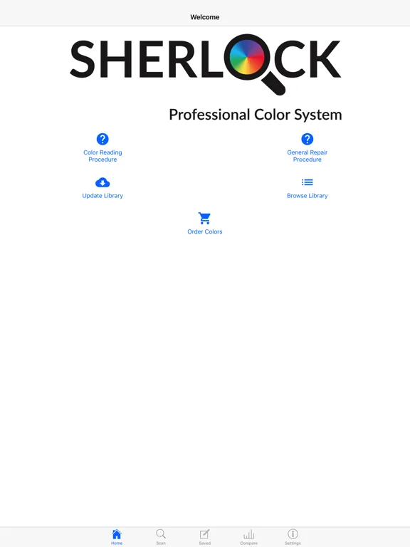 Tangkapan skrin Sherlock Colors iPad 