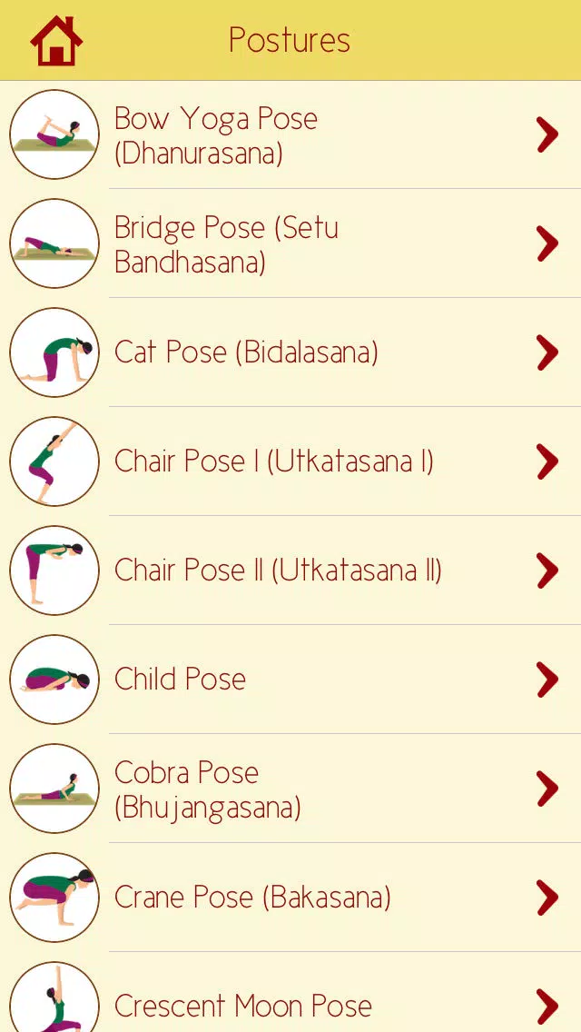 Tangkapan skrin Best Yoga Poses