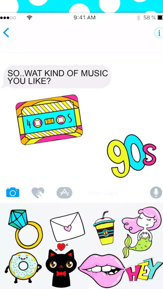 90's Emoji - Retro Sticker Set for iMessage سکرین شاٹس