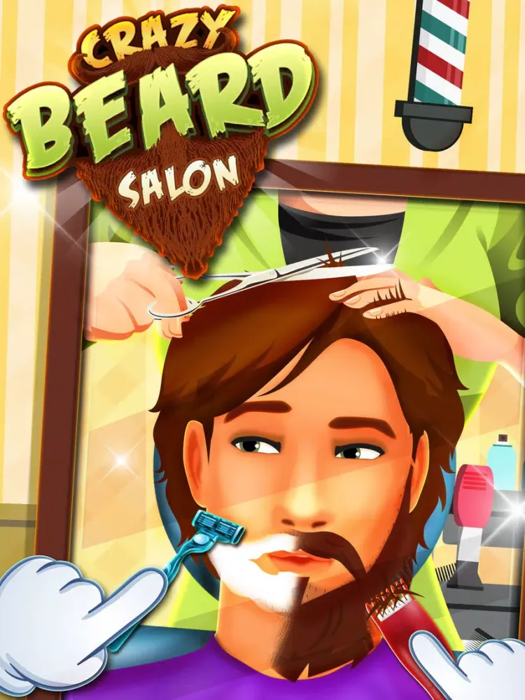 Crazy Beard Salon - Hipster Style iPad  سکرین شاٹس