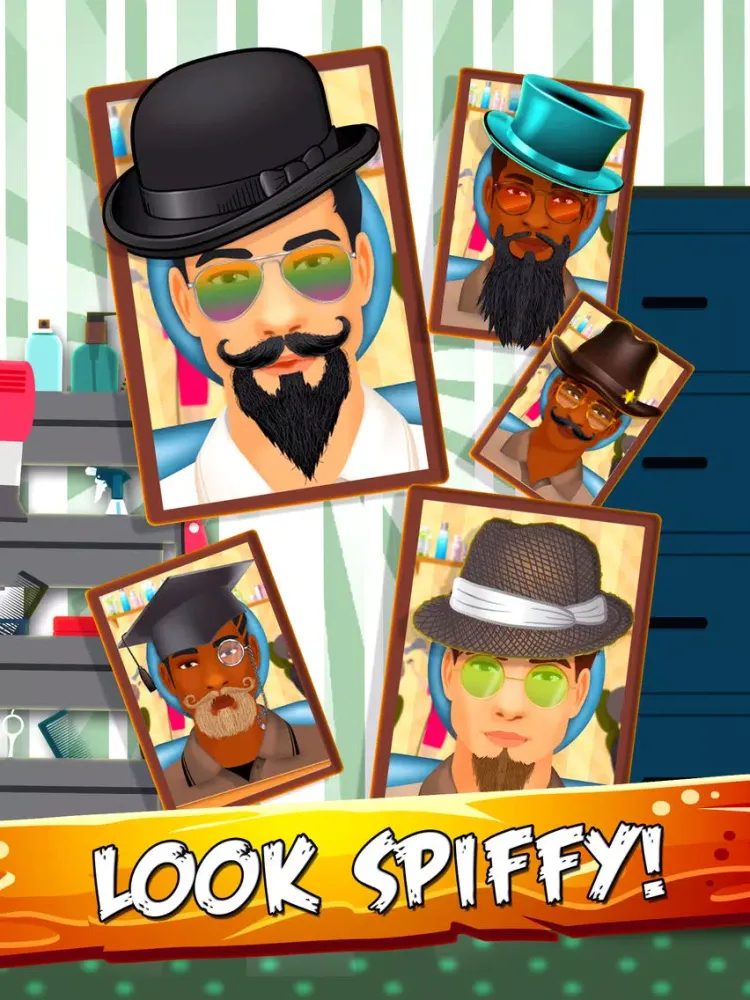 Crazy Beard Salon - Hipster Style iPad  سکرین شاٹس