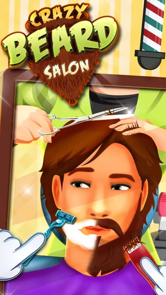 Crazy Beard Salon - Hipster Style سکرین شاٹس