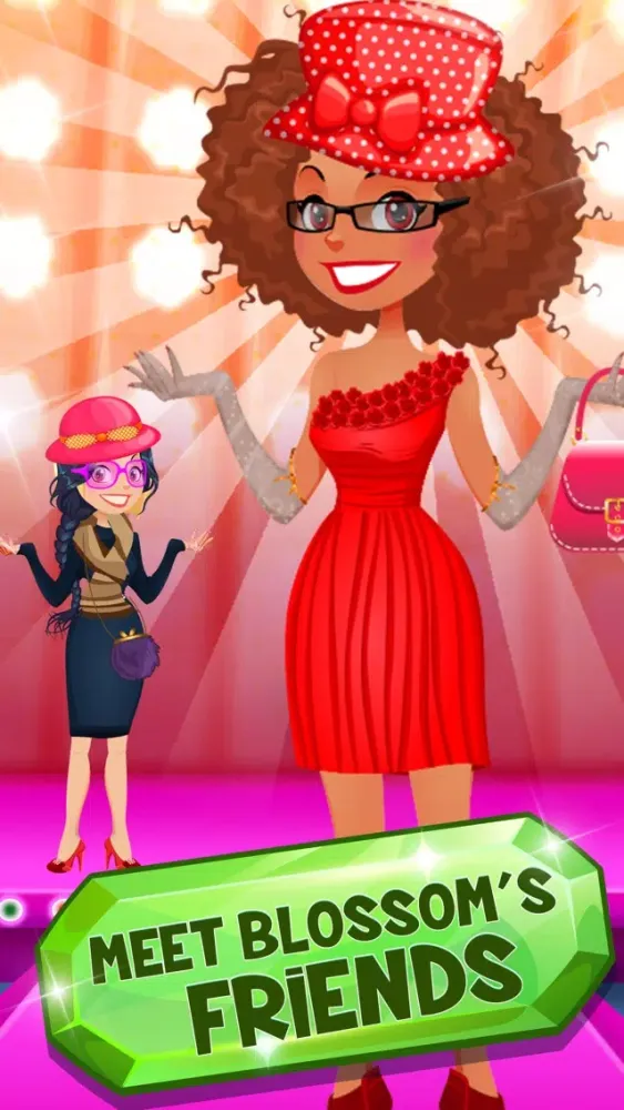 Tangkapan layar Blossom's Dress up Salon