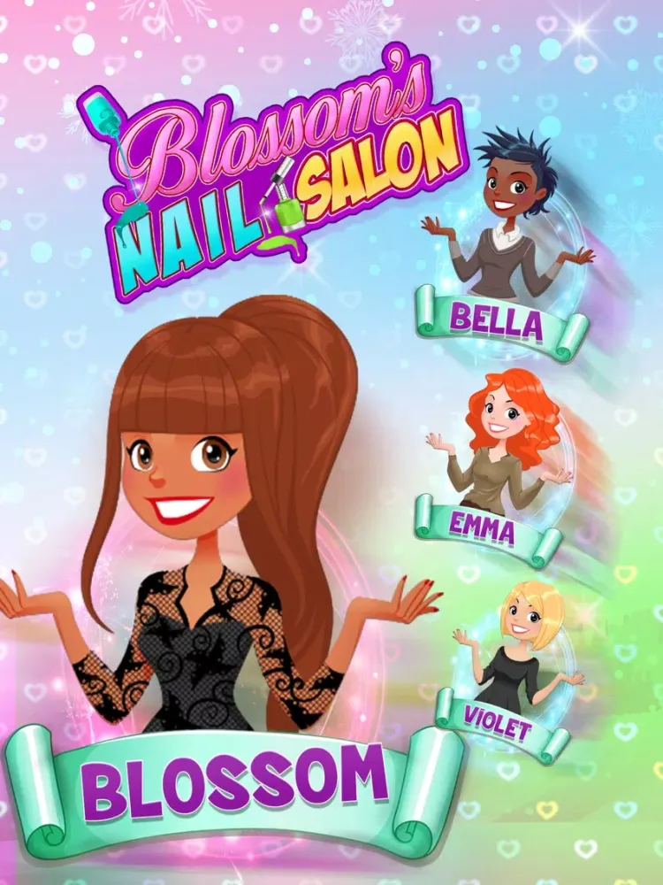 Capturas de tela do Blossom Nail Art Salon iPad 