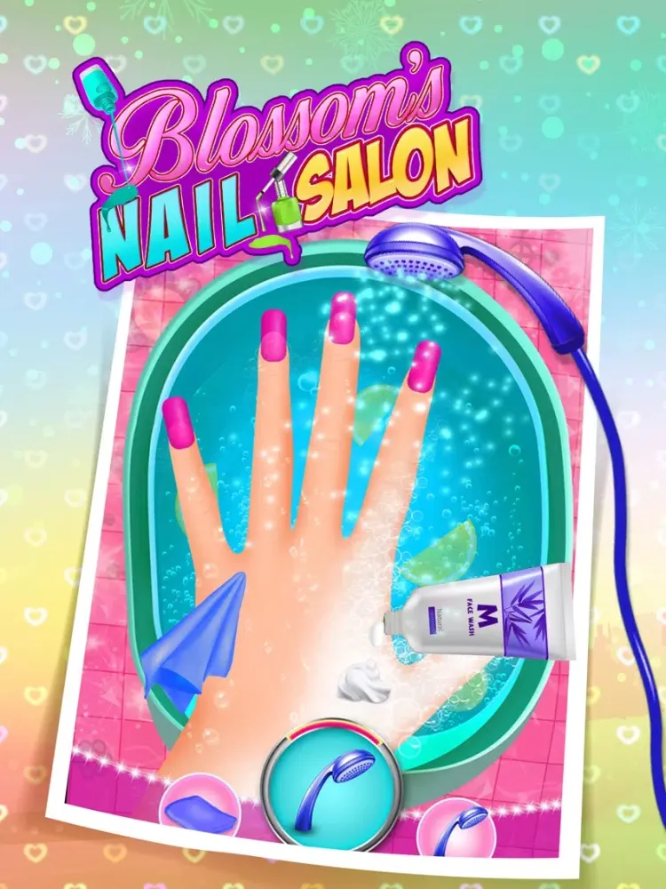 Capturas de tela do Blossom Nail Art Salon iPad 