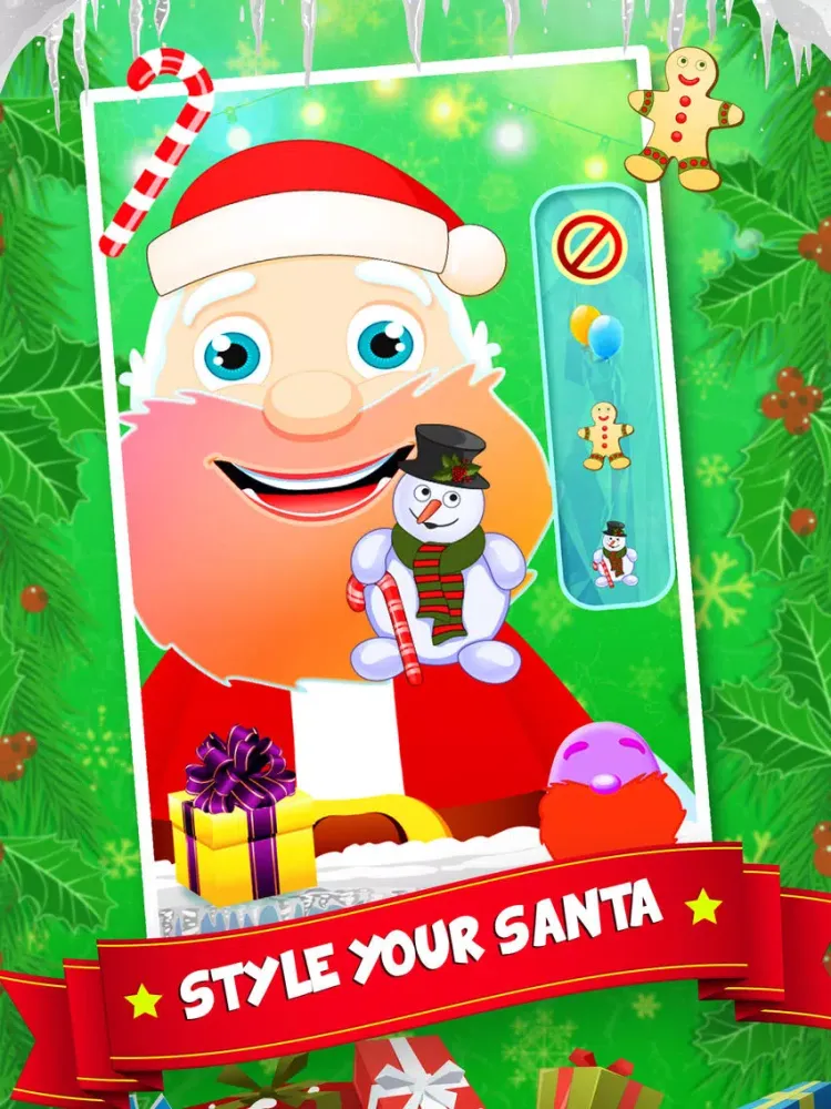 Santa's Christmas Day Shave at the Hipster Beard Salon iPad  Ekran Görüntüleri