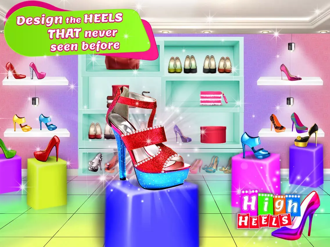 Screenshot di Design & Make High Heels Shoes iPad 