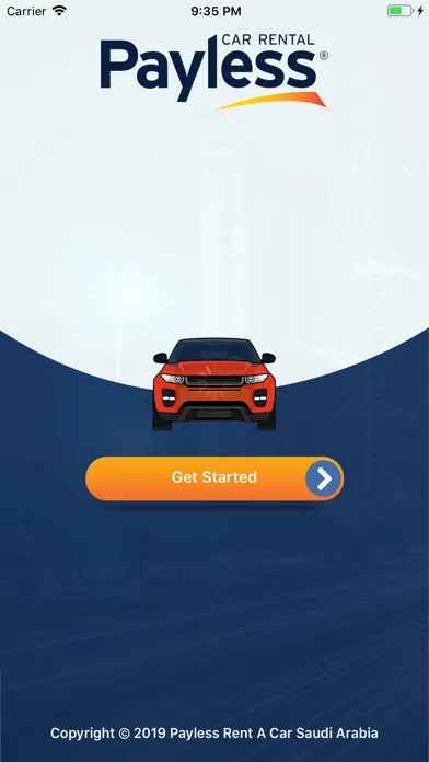 ภาพหน้าจอของ Payless Car Rental