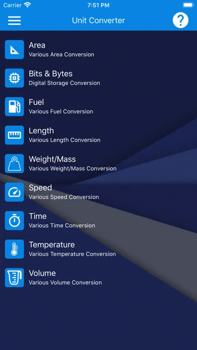 Convert Units: Unit Conversion Screenshots