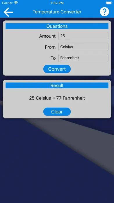 Convert Units: Unit Conversion Screenshots