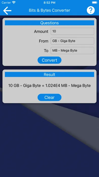 Convert Units: Unit Conversion Screenshots