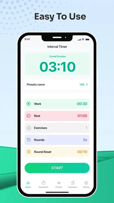 Скриншоты Interval timer · Hiit timer