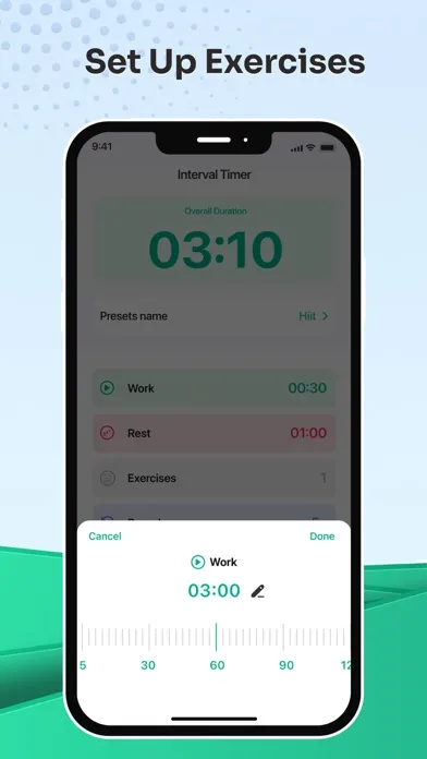 Скриншоты Interval timer · Hiit timer