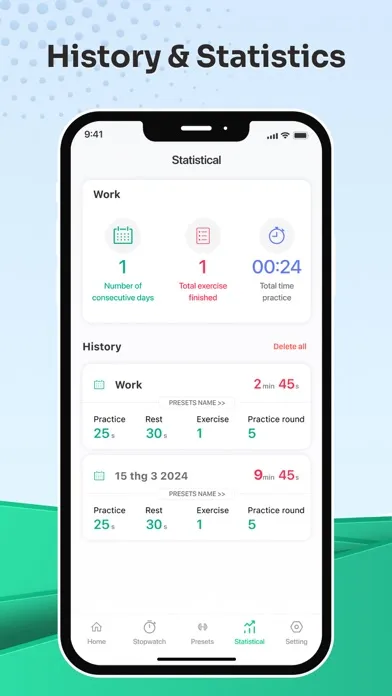 Скриншоты Interval timer · Hiit timer