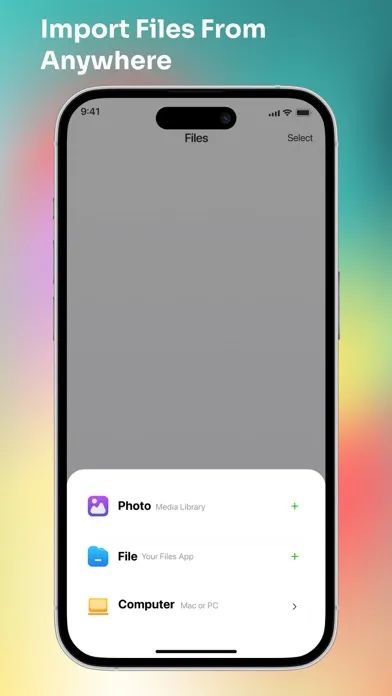 Capturas de tela do Image Converter - PDF, JPG,PNG