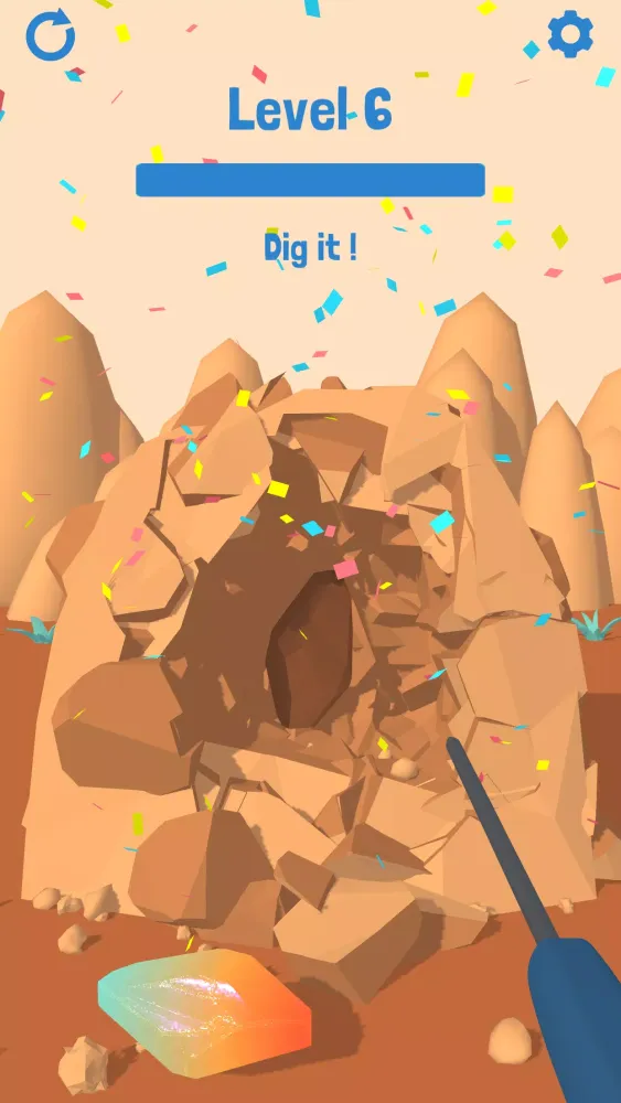 Dig Gemstone Destruction ASMR Screenshots