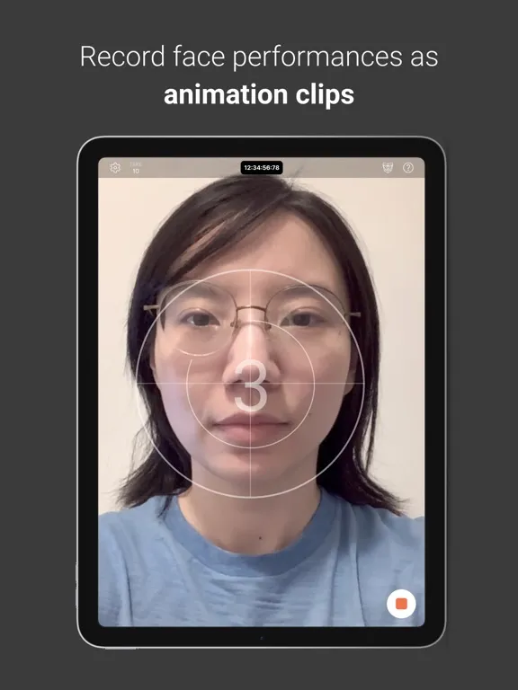 Unity Face Capture iPad  Screenshots