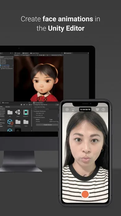 Unity Face Capture Screenshots