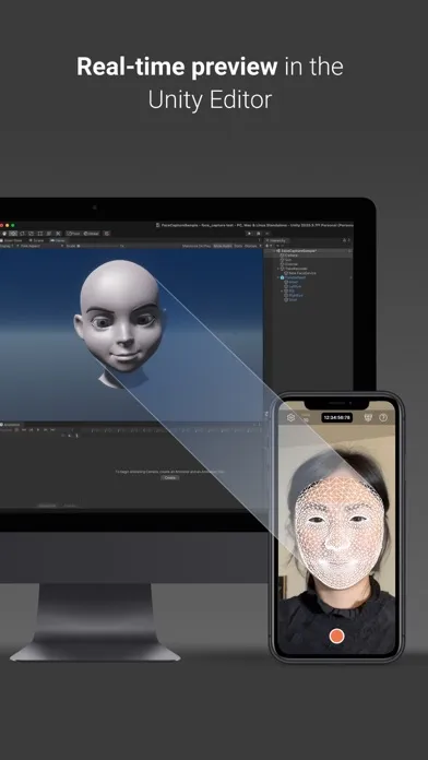 Unity Face Capture Screenshots