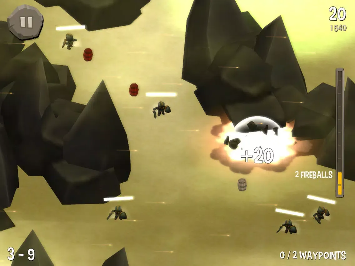 ภาพหน้าจอของ Path of Destruction: Dragons iPad 